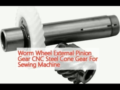 หนอนล้อ ภายนอก pinion เกียร์ CNC Steel Cone เกียร์สําหรับเครื่องเย็บ