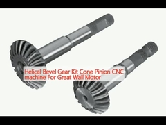 Helical Bevel Gear Kit Cone Pinion เครื่อง CNC สําหรับมอเตอร์กําแพงใหญ่