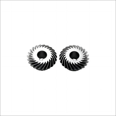 45 องศาเหล็กไร้สแตนเลสโลหะขนาดเล็ก Miter เกียร์สกรู Pinion สายกลม Bevel Gear สําหรับการลดดาว