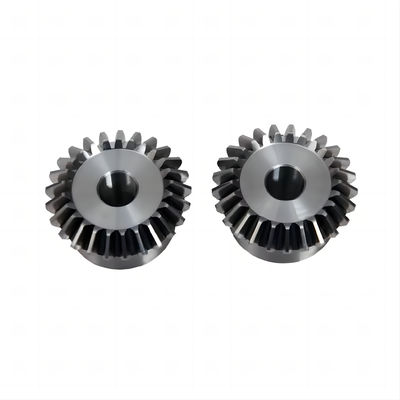 90 องศามุมบดขวา Bevel Gear ฟัน Custom 95%-98% การส่งพลังงาน
