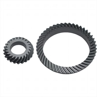 28 ฟัน 90 องศา สายกลม บีเวลเกียร์ภาระ หนัก Pinion Crown Gear สําหรับการบิน