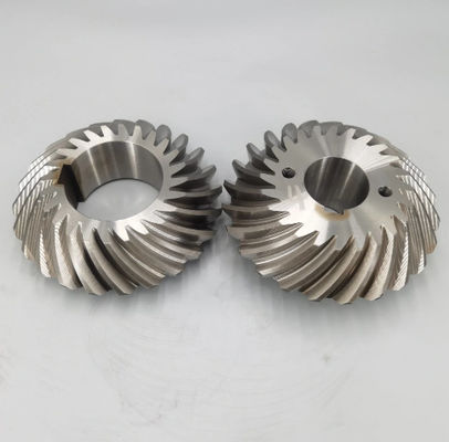 โมดูลขนาดใหญ่สไพรอัล Bevel Gear คุณภาพสูง Forging วงล้อมงกุฎขนาดใหญ่ Pinion ผู้ผลิตมืออาชีพ
