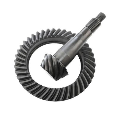 เครื่องยนต์แบบสไพร่ Hypoid Gear Set หน่วยขนาดเล็ก เครื่องยนต์แบบเบเวล มีพื้นผิวฟันแข็งสําหรับกล่องยนต์ 90 องศา