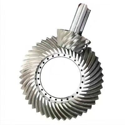 Hypoid Gear Set Bevel Gear Pinion Shaft พลังงานสูงและทอร์คสูง