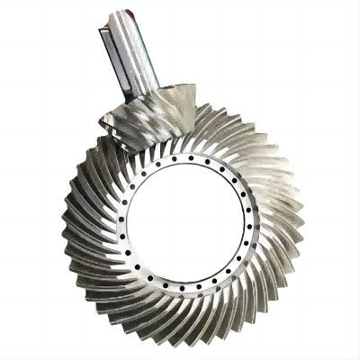 Hypoid Gear Set Bevel Gear Pinion Shaft พลังงานสูงและทอร์คสูง