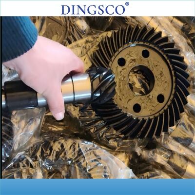 ชุดเกียร์สไพรอัลเบเวลความแม่นยําสําหรับการส่งพลังงานภาระหนัก